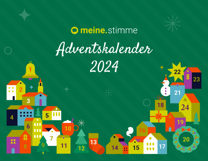 Der meine.stimme Adventskalender