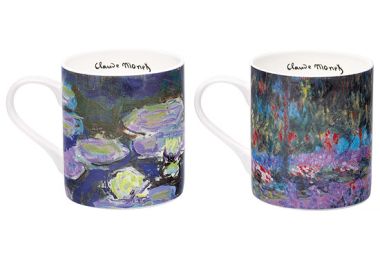 Claude Monet: 2 Becher mit Künstlermotiven im Set, Porzellan
