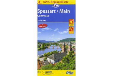 ADFC-Regionalkarte Spessart - Main - Odenwald