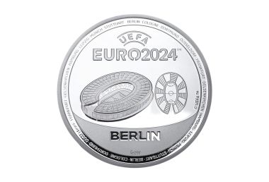 UEFA EURO 2024 Sonderprägung Berlin Feinsilber 