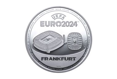 UEFA EURO 2024 Sonderprägung Frankfurt Feinsilber