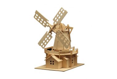 Holzbausatz Windmühle