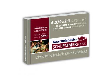 Schlemmerblock 2023 Schwäbisch Hall & Hohenlohekreis