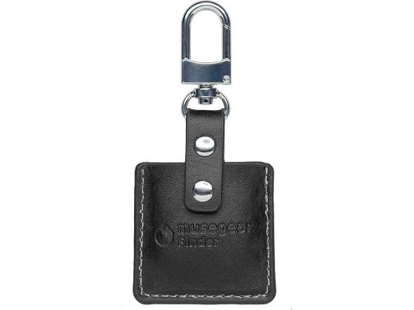 Finder 2, dunkelblau in schwarzer Ledertasche